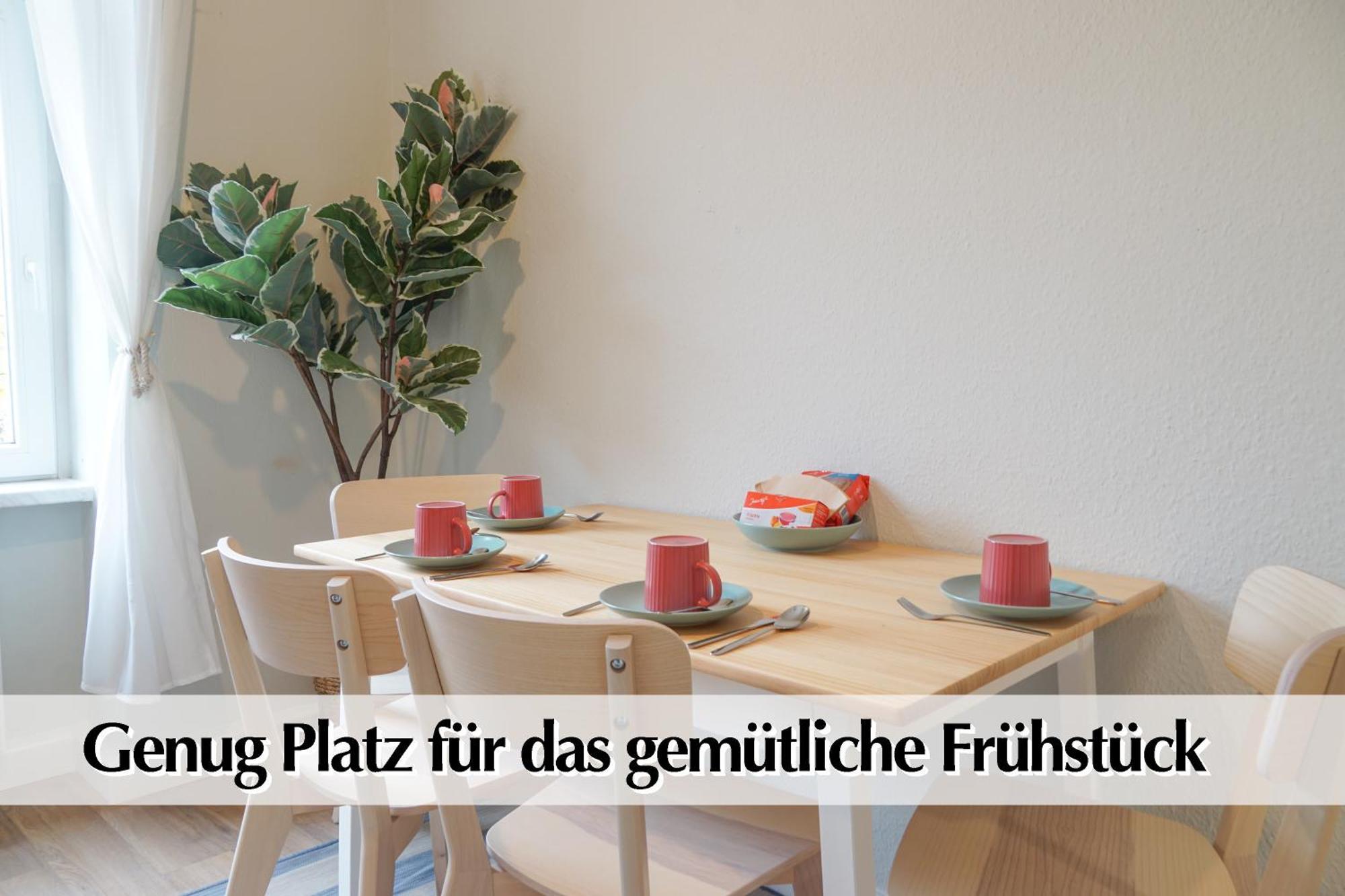 Grossraum-Apartments Mit 2Sz, Wz, Kueche, Smart-Tv, Parken, Etc แอร์ฟวร์ท ห้อง รูปภาพ