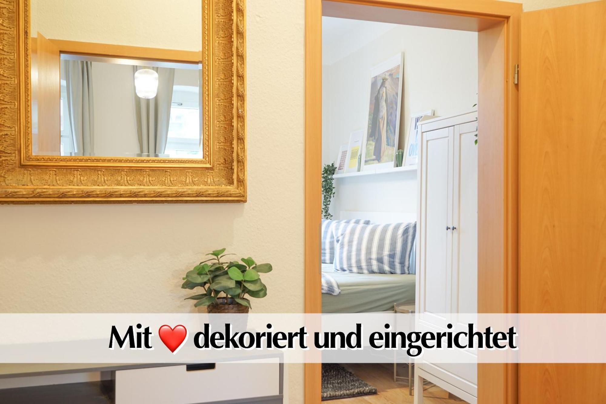 Grossraum-Apartments Mit 2Sz, Wz, Kueche, Smart-Tv, Parken, Etc แอร์ฟวร์ท ภายนอก รูปภาพ